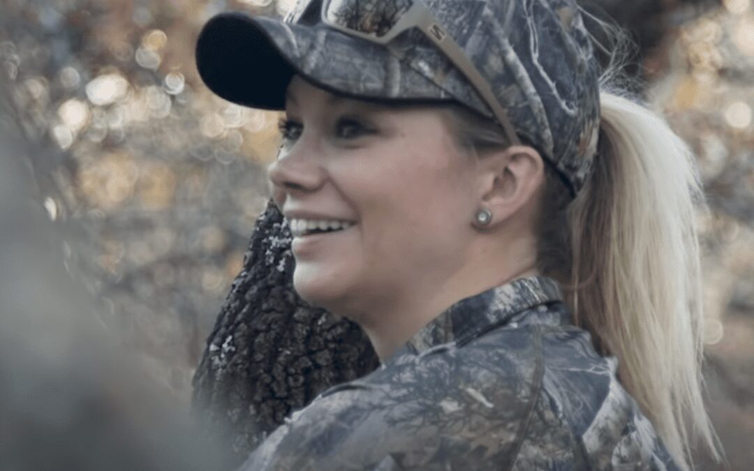 Watch Brittney Glaze hunt deer with a big bore air rifle