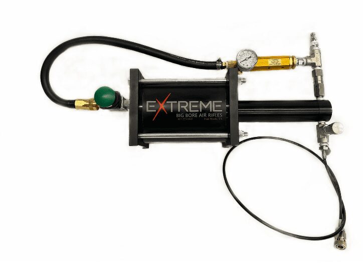 Shoot your big bore airguns all day on the range with the new booster pump from Extreme