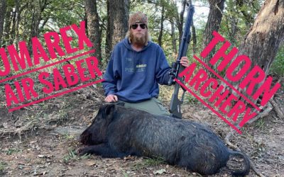 Umarex Air Saber hog hunting, tracking and butchering