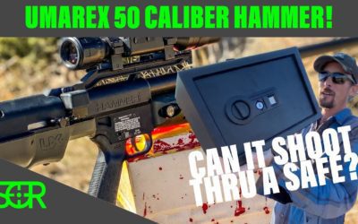 50 CALIBER AIRGUN vs A SAFE!! UMAREX HAMMER – REVIEW AND 100 YARD TESTING